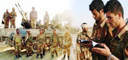 افراد القوات المسلحة والأمن يتعقبون عناصر التمرد في صعدة